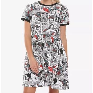 Her Universe Spiderman Comic Book dress in size XL/1X. Like new worn once.